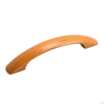Oblong furniture handle 2020 128 Wooden Cherry