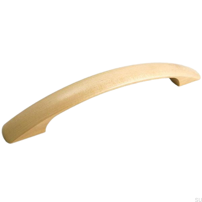 Oblong furniture handle 2020 160 Wooden Birch