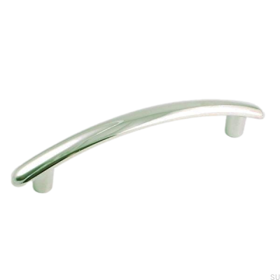 Elongated furniture handle 2284 96 Polished chrome