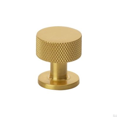Furniture knob Crest 26 Brushed gold