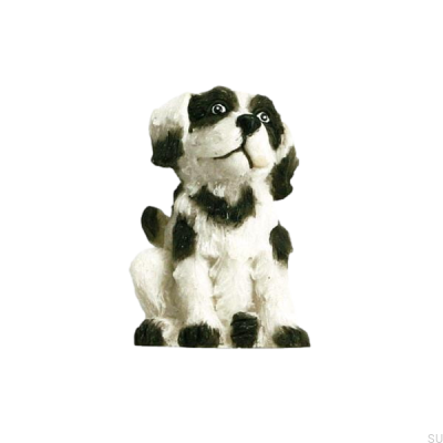 Furniture Knob Hund Sitting Dog Polyresin