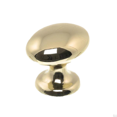 Furniture Knob 4010 Polished Gold, Lacquered