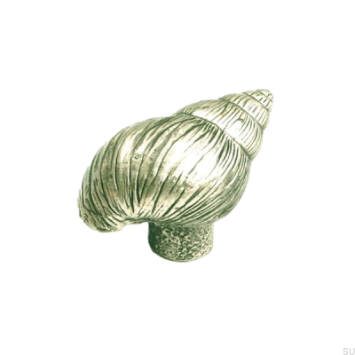 Furniture knob Snäcka Tin lacquered