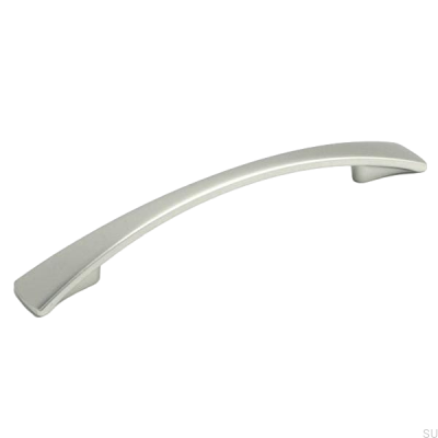 Long furniture handle 4317 128 Brushed chrome