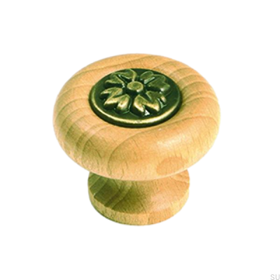 Furniture knob 5036 Wooden Beech