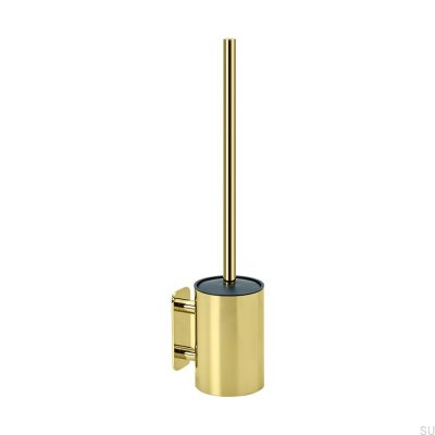 Toilet brush Polished gold