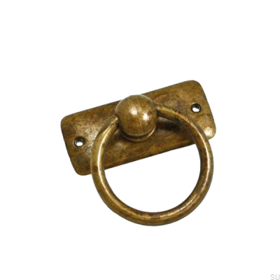 Elongated furniture handle 5211 Antique bronze