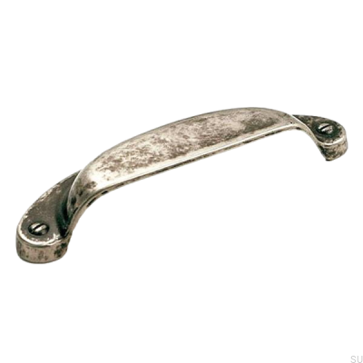 Shell furniture handle 5283 96 Antique black