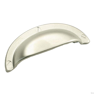 Shell furniture handle 5284 Brushed chrome