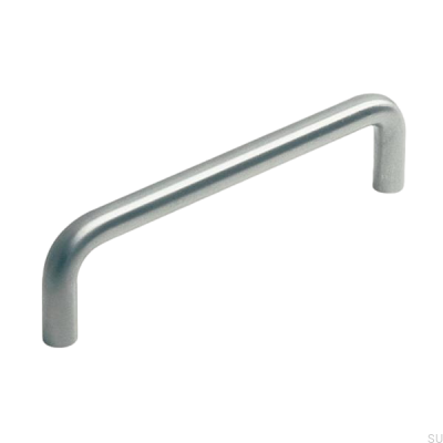 Elongated furniture handle 6050 320 Brushed silver