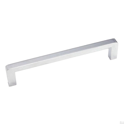 Elongated furniture handle 6200 160 Polished chrome