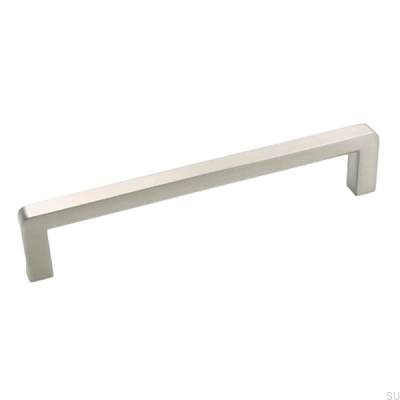 Elongated furniture handle 6200 96 Brushed nickel