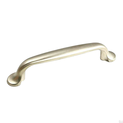 Elongated furniture handle 7032 96 Brushed nickel