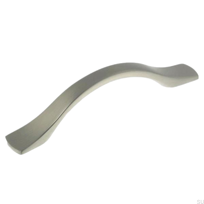 Elongated furniture handle 7155 96 Brushed nickel
