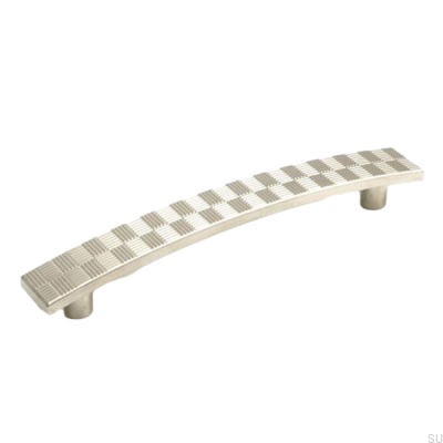 Long furniture handle 7191 128 Brushed nickel