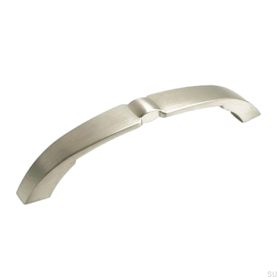 Elongated furniture handle 7252 96 Brushed nickel