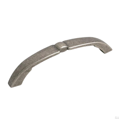Elongated furniture handle 7252 96 Antique black