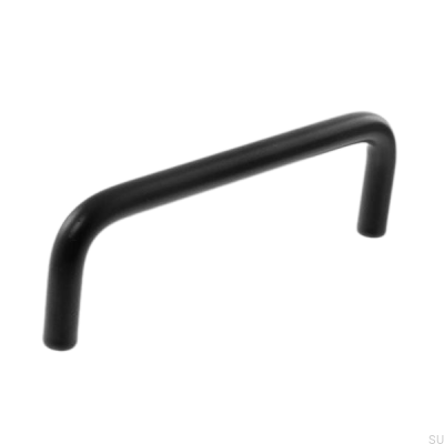 Elongated furniture handle 7353 128 Metal black