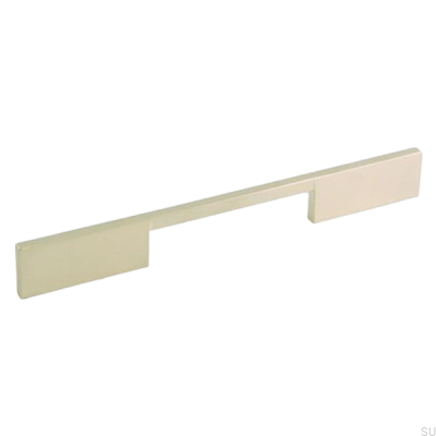 Elongated furniture handle 7571 192 Brushed nickel