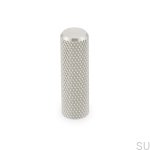 Zdjęcie produktowe gałki Graf Mini stalowej srebrnej