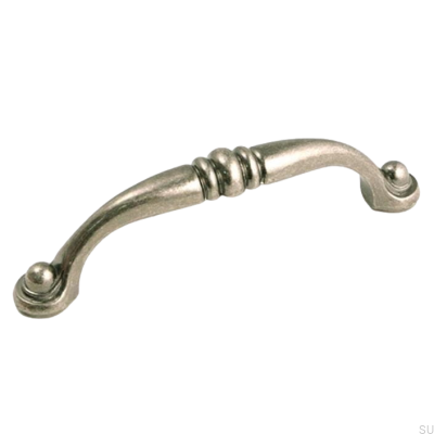 Elongated furniture handle 8443 Tin