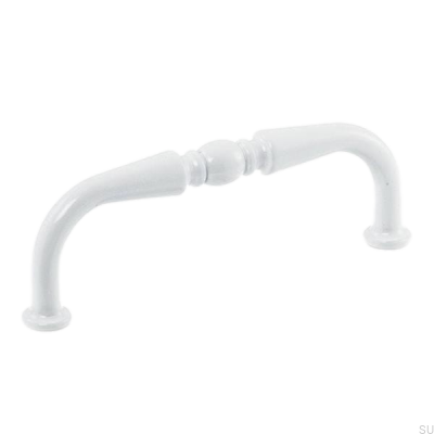 Oblong furniture handle 8474 White