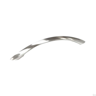 Elongated furniture handle 8874 Polished nickel