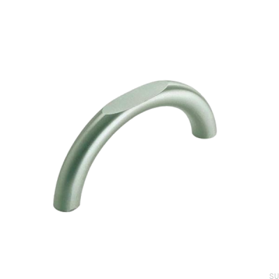 Elongated furniture handle 9060 64 Silver