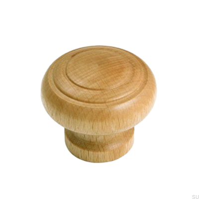 Furniture knob 9255 45 Wooden beech