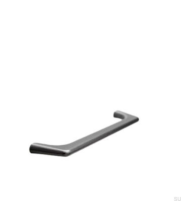 Vista 320 elongated furniture handle Metal Anthracite Brushed