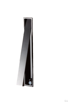 Recessed furniture handle Clos 128 Metal black