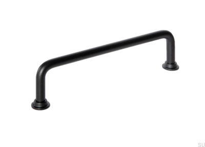 Elongated furniture handle 1353 128 Care Metal black