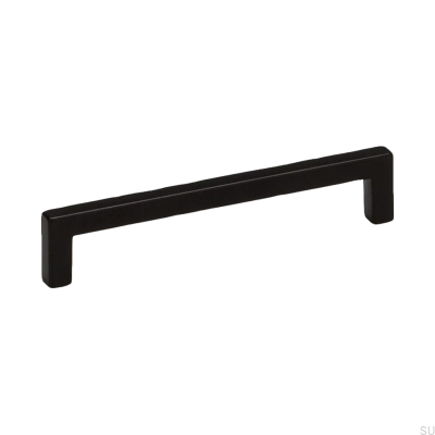 Elongated furniture handle 0143 128 Care Metal black