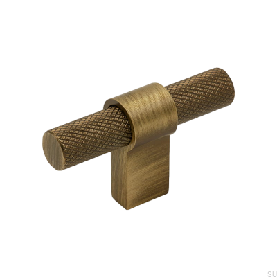 Furniture Knob T-Bar Helix Antique bronze