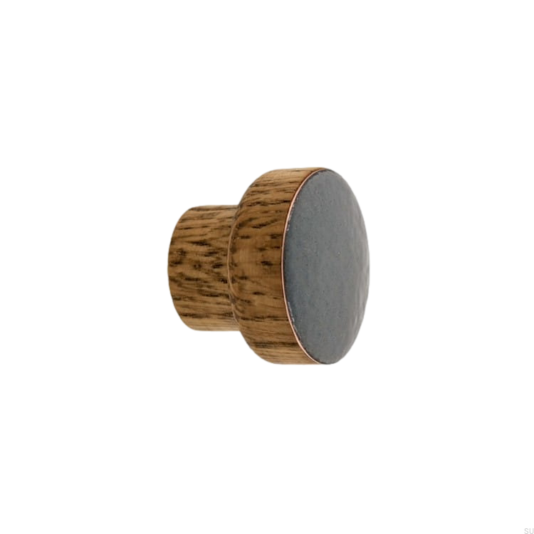 Galki do mebli SIMPLE emaliowane 3 cm - olej przyciemniajacy - ciemny szary.jpg