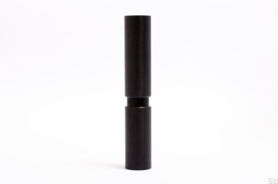 Cylinder 170 Furniture leg Black Aluminum