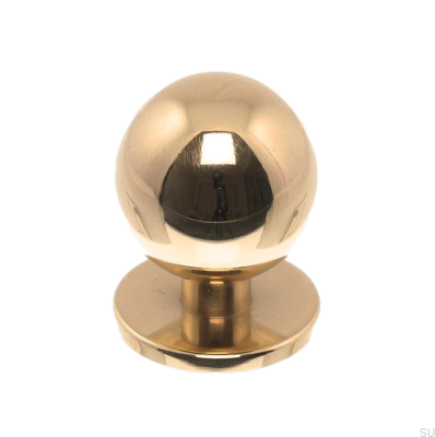Furniture knob 1349 20 Polished Brass Unpainted