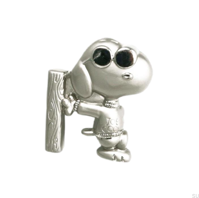 Furniture knob Snoopy 50x42 Brushed Nickel