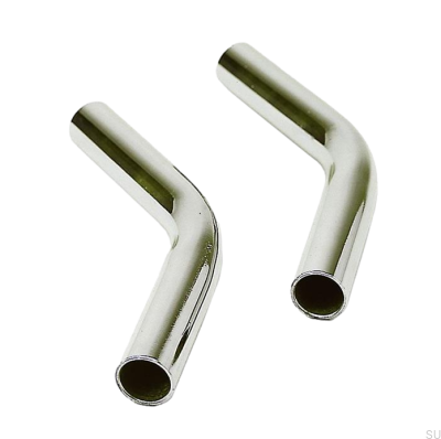 Corner for kitchen pipe 135 Polished chrome