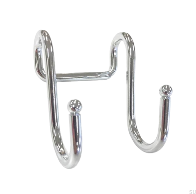 Double Hook 6K Polished Chrome