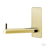 uchwyt na papier toaletowy złoty