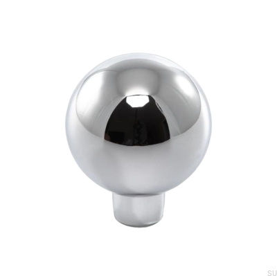 Furniture knob 8322 28 Polished chrome