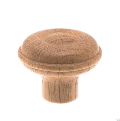 Furniture knob 9707 45 Wooden Oak