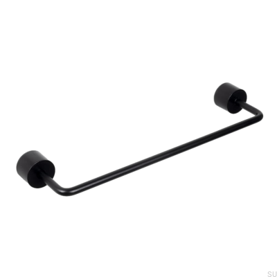 Elongated furniture handle Meluzyna 168 Metal Black