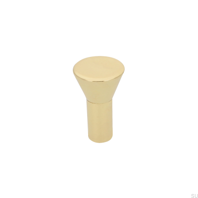 Furniture knob 1581 Gold Polished