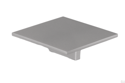 Square furniture handle 2053 Silver Matt