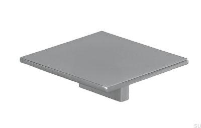 Square furniture handle 2053 Polished chrome