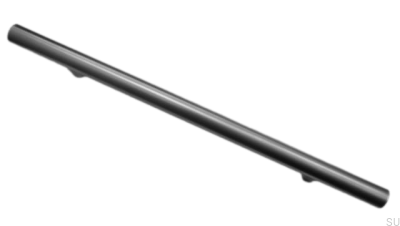 Elongated furniture handle 885 432 Matt chrome