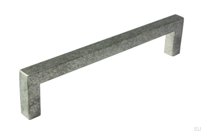 Elongated furniture handle SM8137I 128 Antique Silver