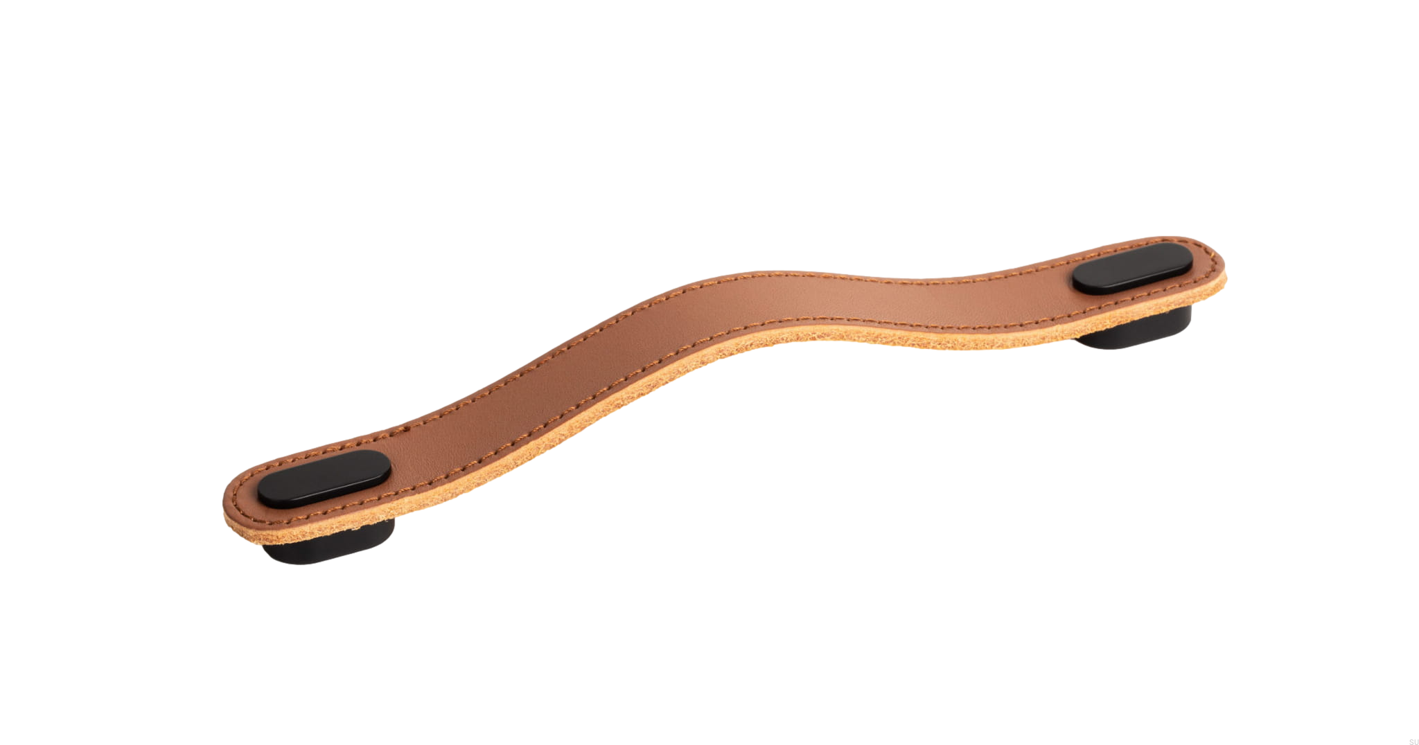 0507160P26M2--OBLONG - 22x197mm beige leather+matt black hdle-Viefe-Skandynawskie-Uchwyty.jpg